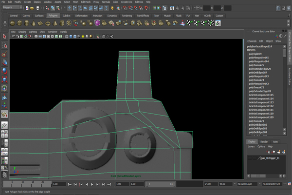 Cgtuts Free Tutorial Modeling A Futuristic Weapon In Autodesk Maya