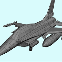 Modeling The F-16 Fighter Jet in 3D Studio Max – Part 1