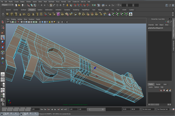 Tutorial Creating A Futuristic Weapon In Maya