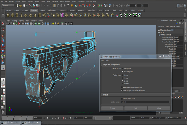 Tutorial Creating A Futuristic Weapon In Maya