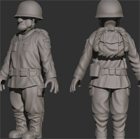 Sculpting Clothing & Accessories For A Toon Soldier Character Using ZBrush