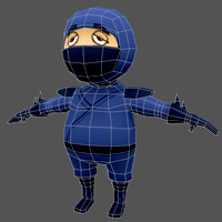 Creating A Low Poly Ninja Game Character Using Blender – UVMapping And Texturing