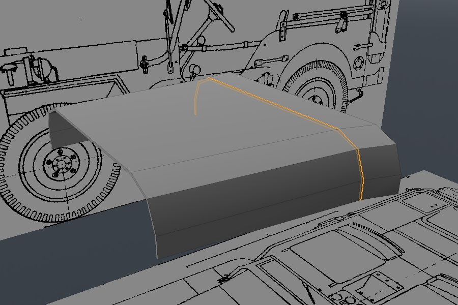 Free Luxology Modo Tutorial - Modeling a High Poly World War II Willys Jeep