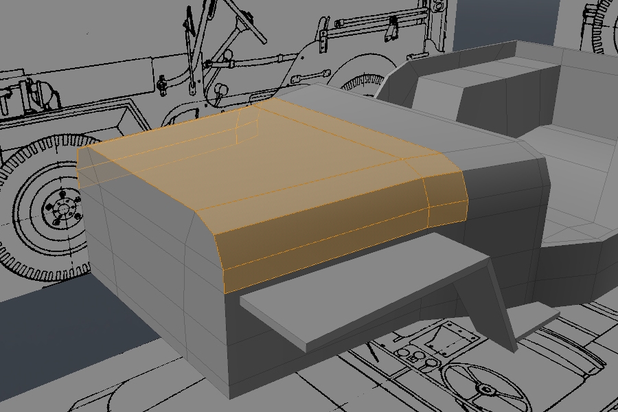Free Luxology Modo Tutorial - Modeling a High Poly World War II Willys Jeep