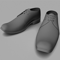 Model, UVMap, Texture, Light and Render Leather Shoes in Maya, Part 1