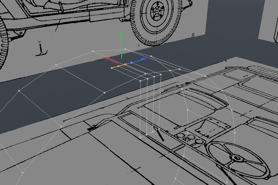 Free Luxology Modo Tutorial - Modeling a High Poly World War II Willys Jeep