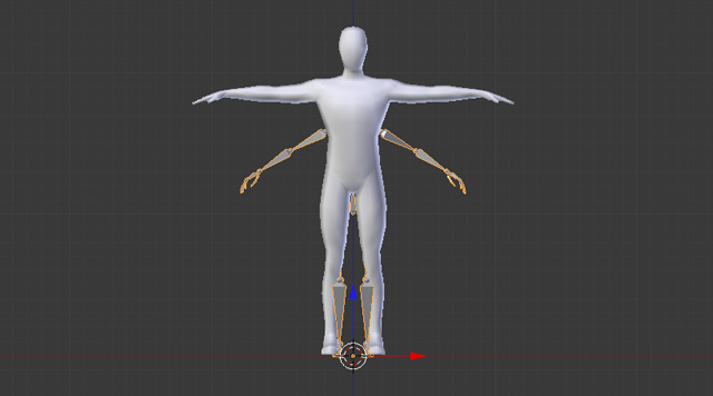 Blender Tutorial Create a walk cycle with Rigify - animation skinning weight painting