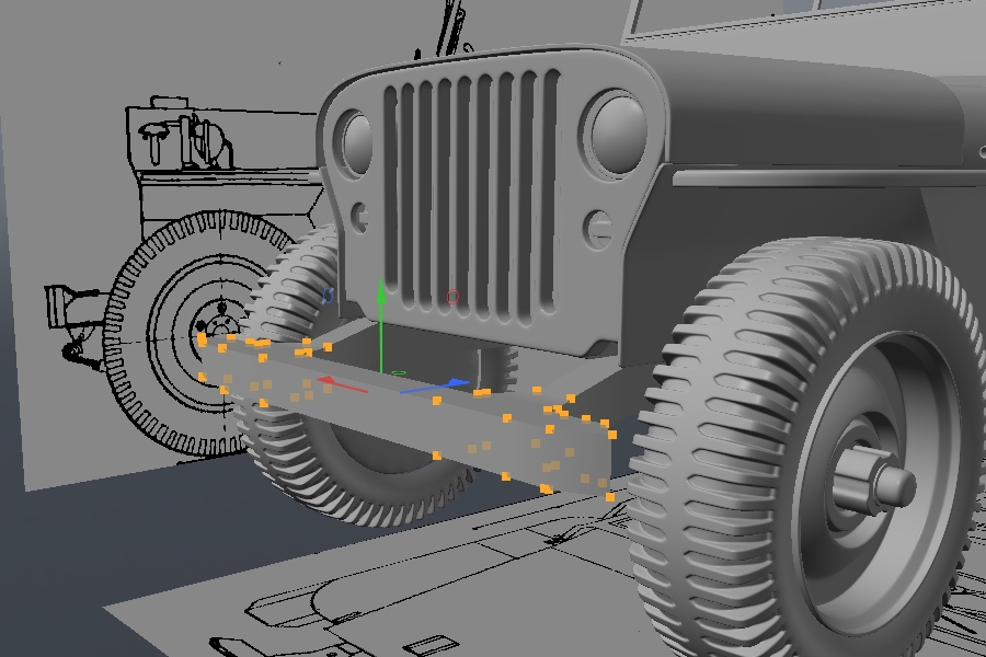 Tutorial Modeling a High Poly World War II Willys Jeep in Modo Cgtuts