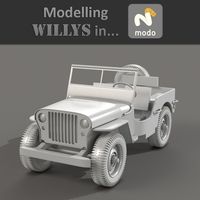 Modeling a High Poly World War II Willys Jeep in Modo – Part 5