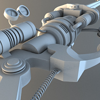 Building a Steampunk Inspired Light Saber in 3ds Max, Part 2