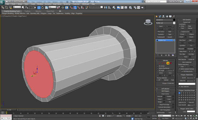 Autodesk 3D Studio Max Tutorial - Modeling a high poly AK47 Rifle using polymodeling techniques,