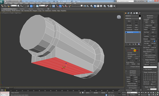 Autodesk 3D Studio Max Tutorial - Modeling a high poly AK47 Rifle using polymodeling techniques,