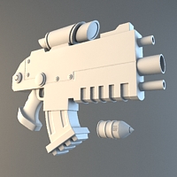 Modeling A Futuristic Bolt Gun In 3D Studio Max