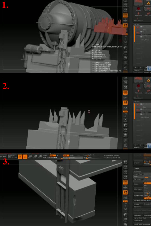 Tutorial Crafting A Next-Gen Boiler With Maya, Zbrush, xNormal And Photoshop