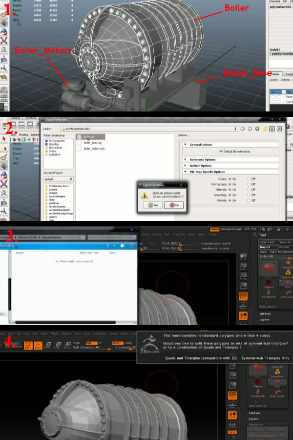 Tutorial Crafting A Next-Gen Boiler With Maya, Zbrush, xNormal And Photoshop