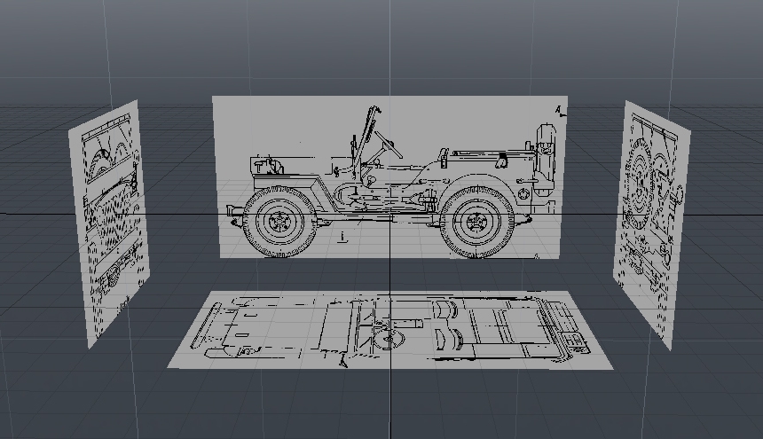 Free Luxology Modo Tutorial - Modeling a High Poly World War II Willys Jeep